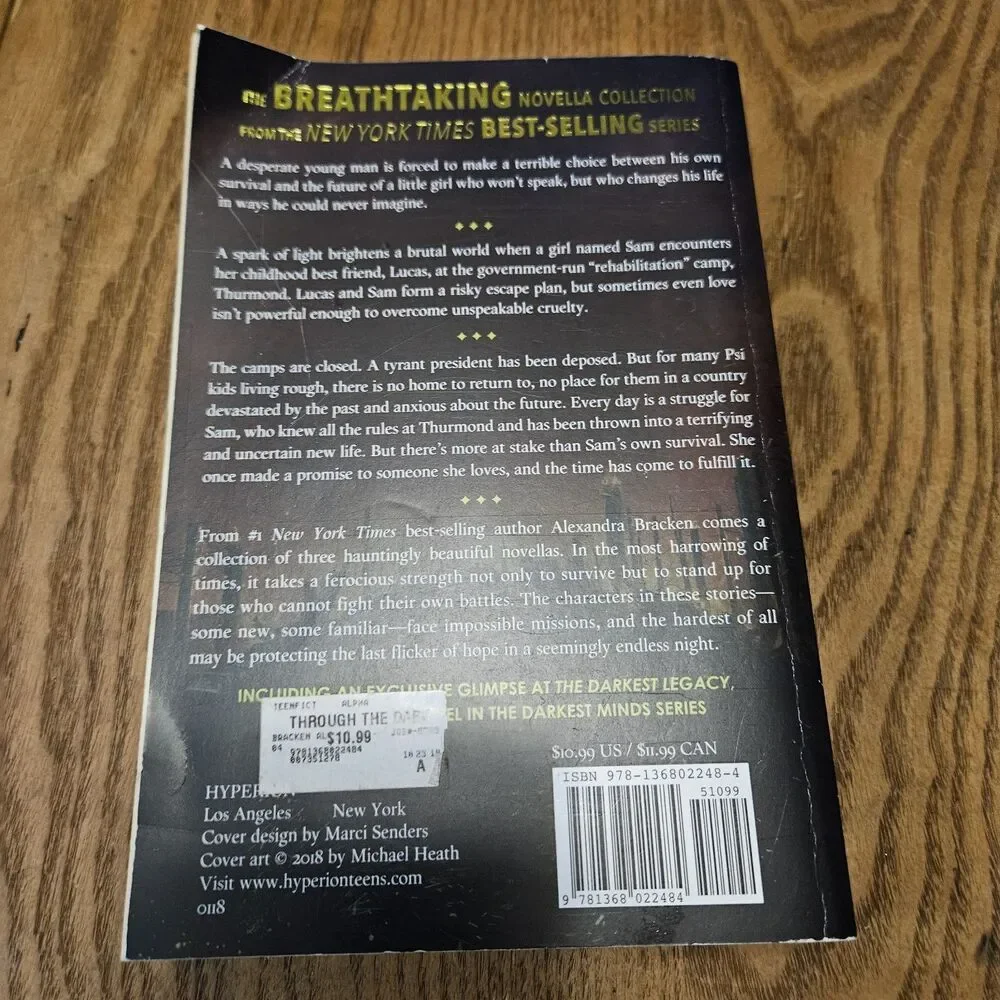 2018 Through‎ The Dark by Alexandra Bracken Trade Paperback Book